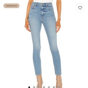 Grlfrnd the Kendall high rise stretch skinny sz 27 M yoga pant stretchy vintage